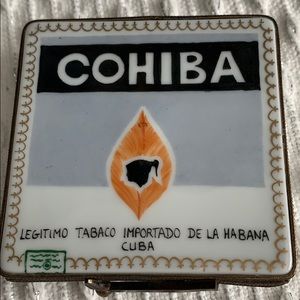 LIMOGE From France Cohiba cigar box